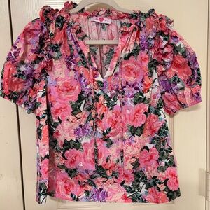 Buddy Love Pink Floral Top